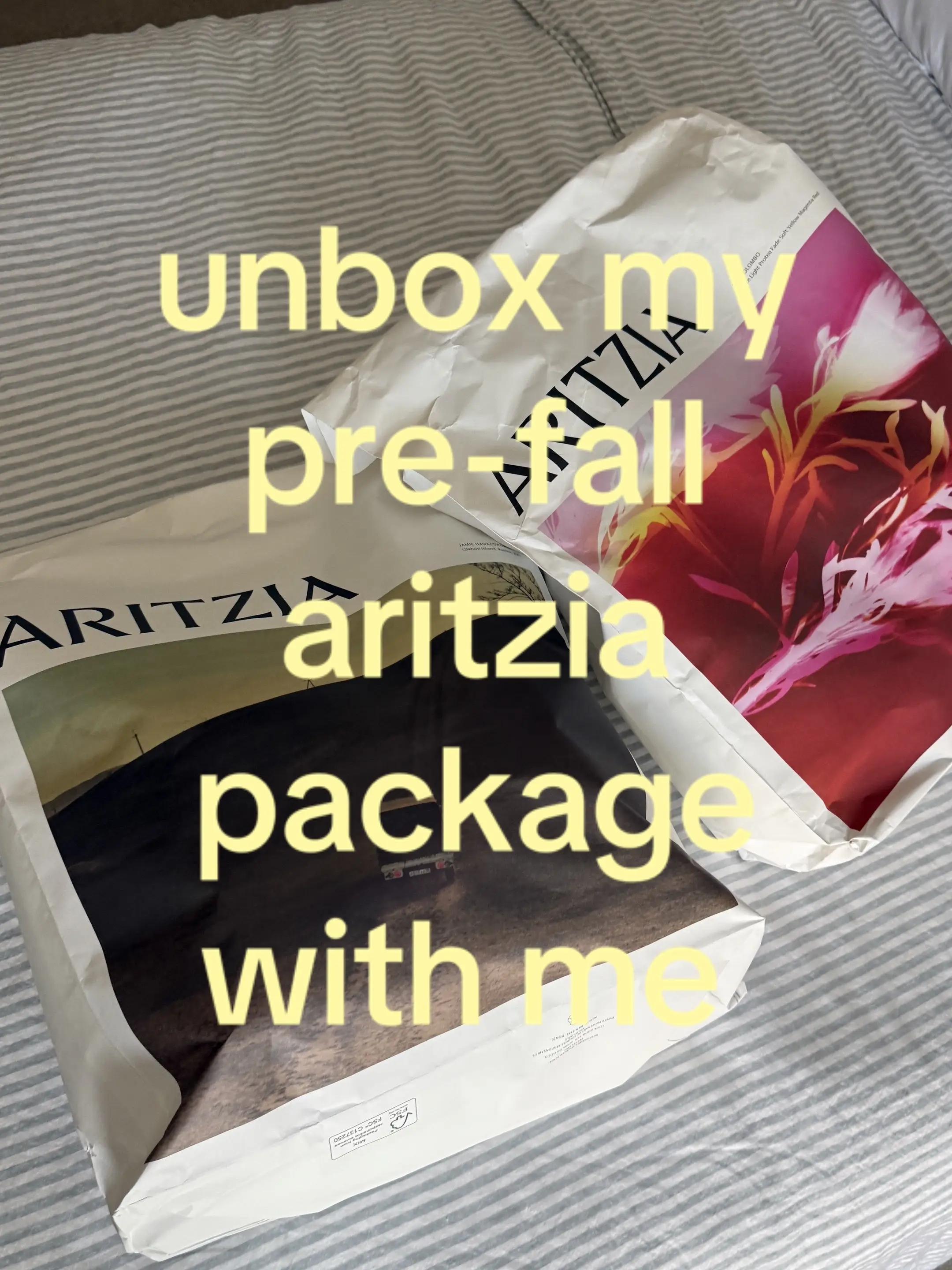 pre-fall unboxing haul from @Aritzia 🐞🍂☕️🧺 everything will be 🔗 on shopmy un