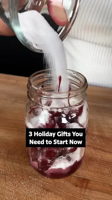 There are 121 days until December 1. Vodka-infused cherries, homemade vanilla ex