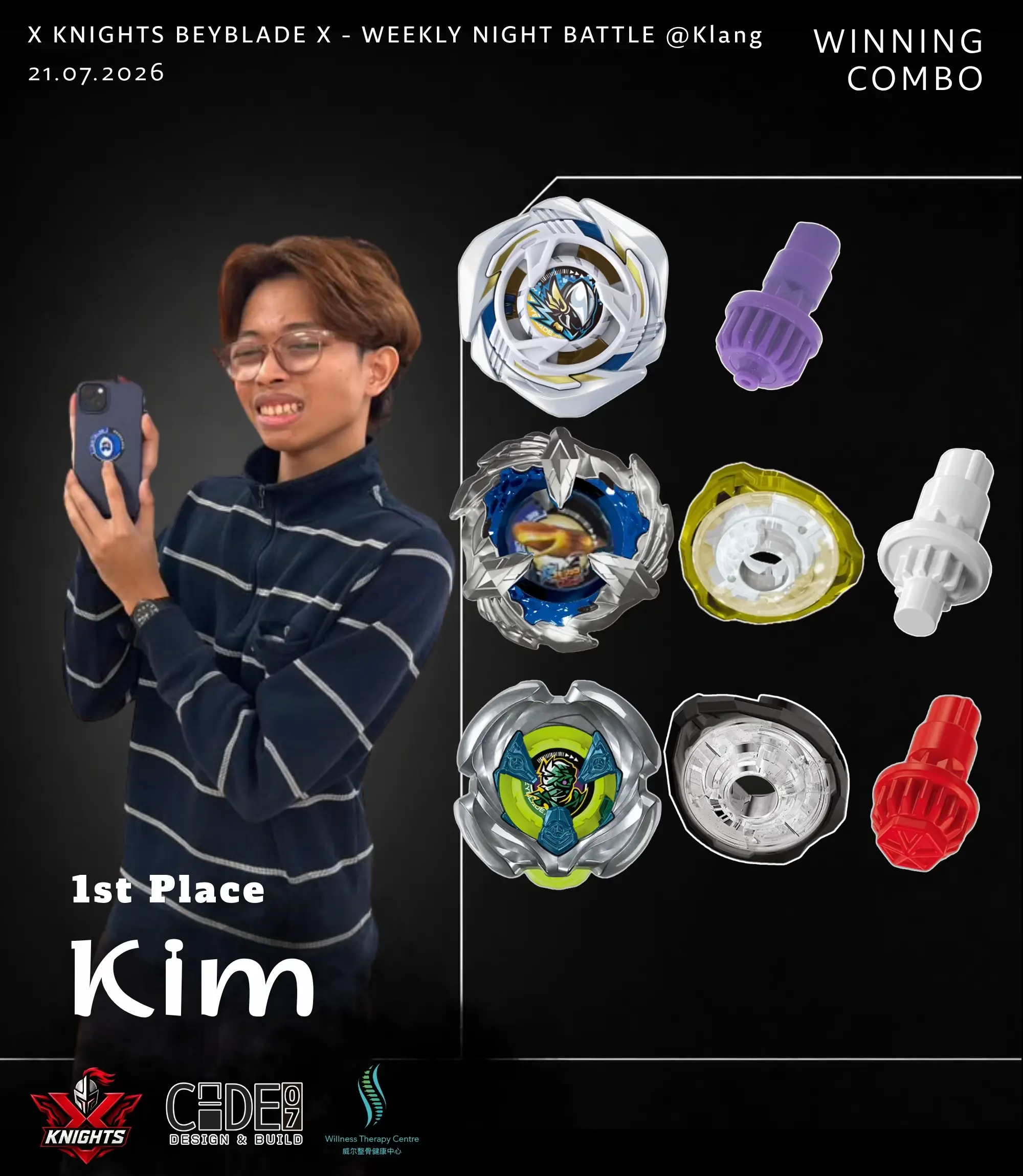 *36pax Tournament* 🥇 1. Kim Glory Valkyrie J Phoenix wing 360 R Mummy Curse 160