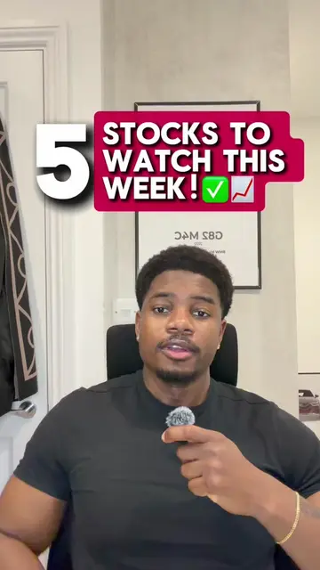 5 Stocks I’m Watching This Week!🤩📈 #stocks #investing #PersonalFinance #ai #st