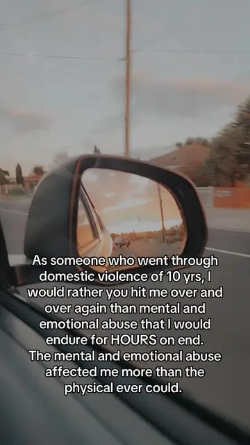 As someone who went through domestic violence of 10 yrs, l would rather you hit 