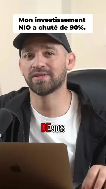 Je parle de mon investissement dans NIO. J'ai perdu plus de 90% de mon investiss