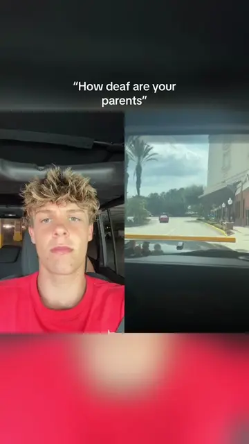Bro is PROFOUNDLY deaf 🤣🤣 #deaf #funny #parents #coda 