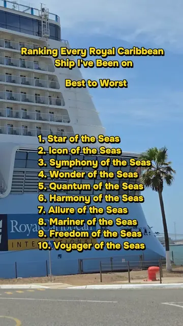 Ranking Every Royal Caribbean Ship I've been on. Do you agree? Which is your  fa