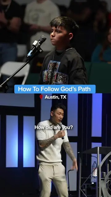 It's amazing seeing young kids wanting to follow God, at his age I wasn't thinki