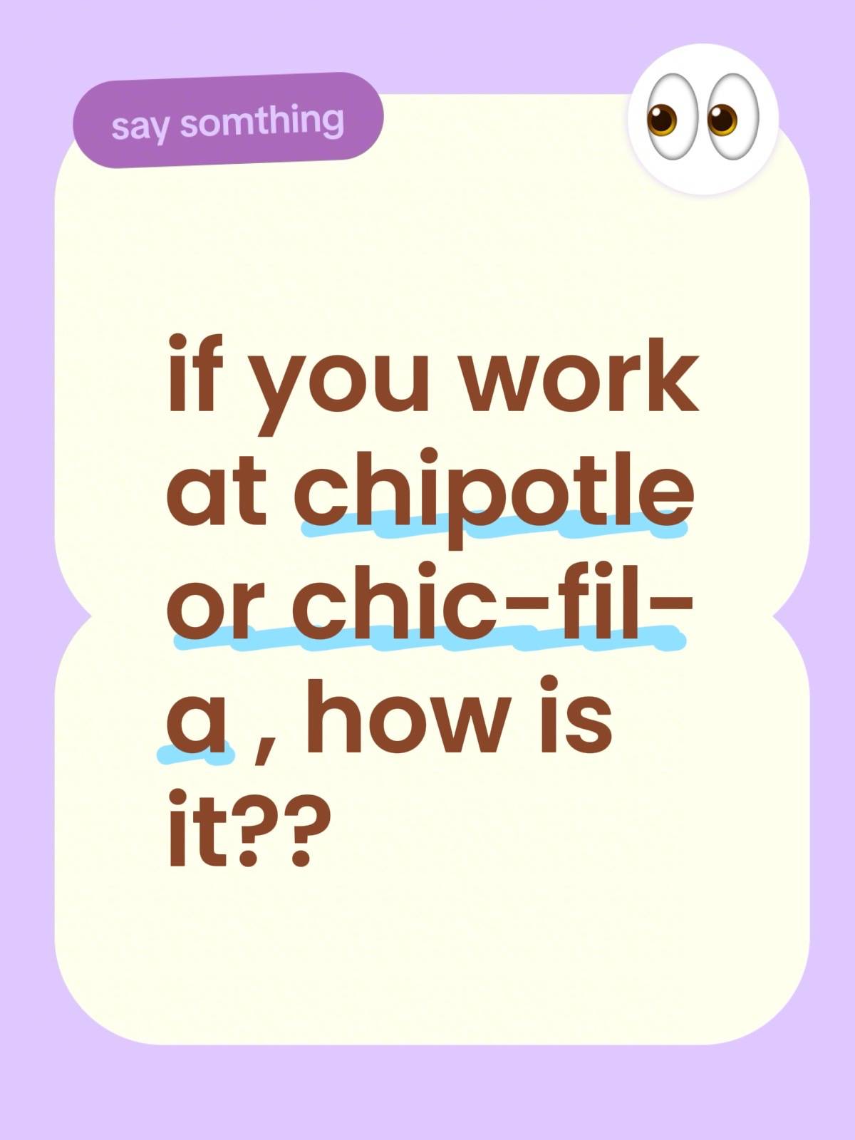 #fyp #chipotle #chicfila #jobsearch 