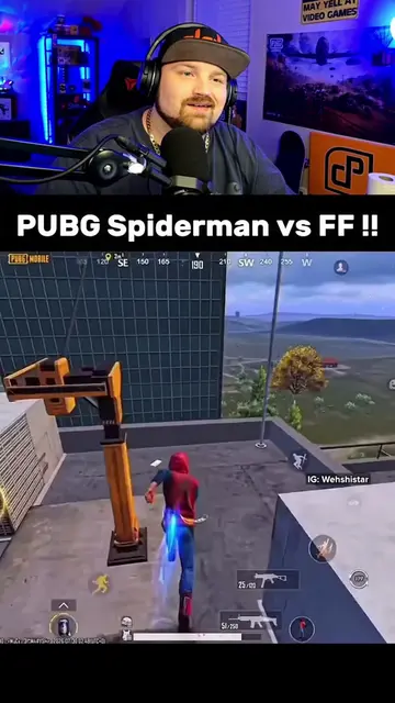 PUBGM Spider Man vs Free Fire 🤣 #pubgmobile #bgmi #pubgm #freefire #pubg_mobile