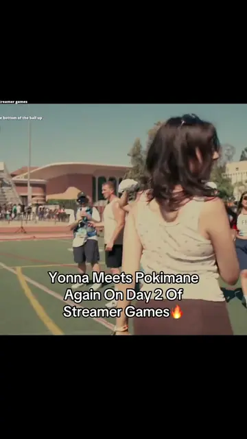 Yonna Meets Pokimane Again On Day 2 Of Streamer Games #yonnajay #pokimane #clip 