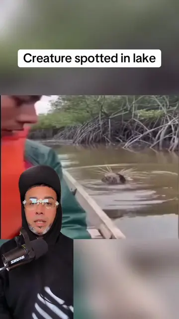 Creature spotted in Lake #creature #lake #mexico #scay #fyp