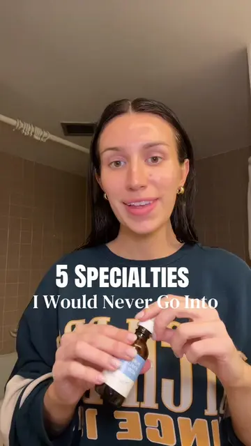 What are your top 5 specialties you would NOT GO INTO?!?? (Exposing my weaknesse