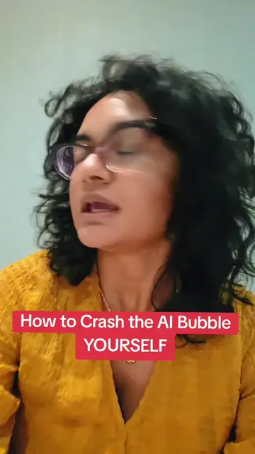 Don't just talk about Hank Green and the AI bubble. Crash the AI Bubble YOURSELF