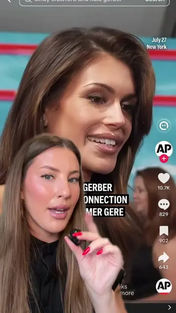 Mind you she is wearing makeup too!  #kaiagerber #trending 