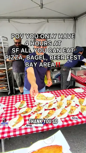I tried to eat as much as could last year. Unlimited pizza, bagel, and beer come