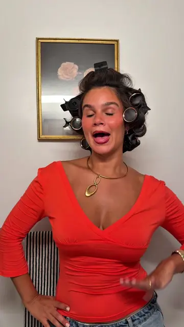 TESTING OUT: New modern hot hair rollers, how to: for a quick on the go bouncy h