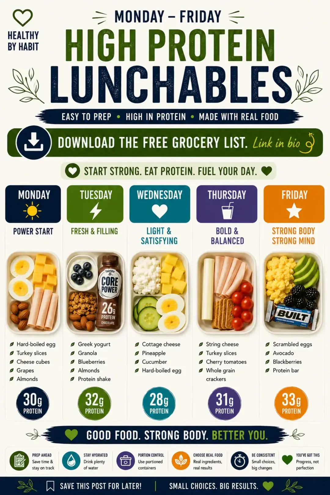 These Monday–Friday Adult Lunchable ideas are perfect for busy workdays when you