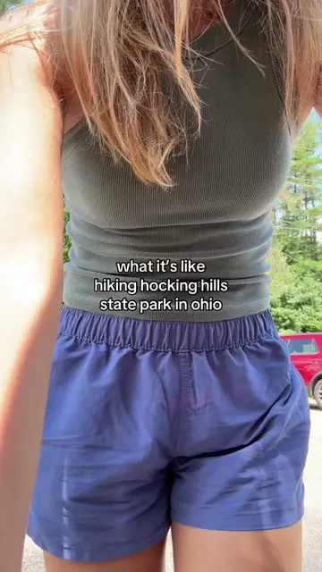 ugh it was cool #hockinghills #ohio #Hiking #caves #waterfalls 