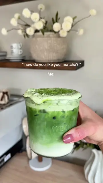 Lavender double matcha latte⭐️🍵 #matcha #fyp #matchalatte #foryoupage 