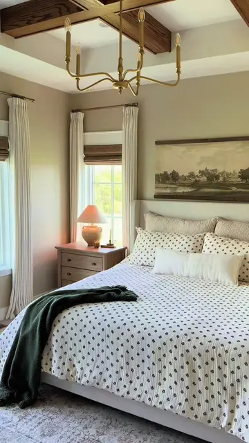 Cozy season starts in the bedroom. 🤍 This cotton gauze comforter from @Birch La