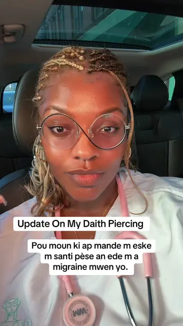 My daith piercing has truly helped with my reoccurring migraines, now some might