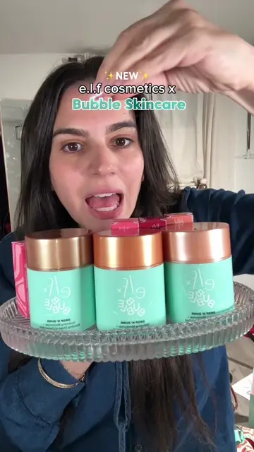 The biggest collab of 2026 @e.l.f. Cosmetics x @Bubble Skincare ✨🤎 slam dunk + 