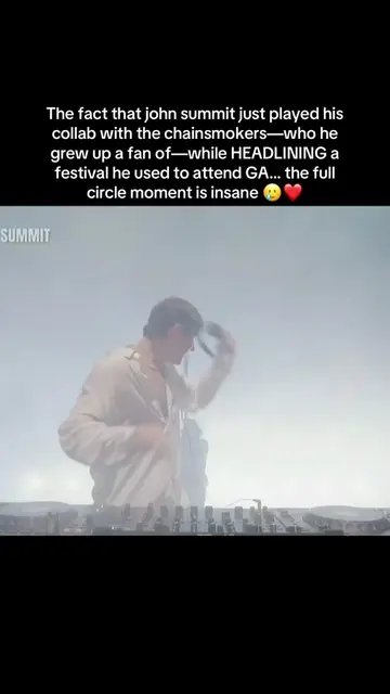 actually insane how far he’s come 🥲❤️ #johnsummit #edmtiktok #chicago #thechain