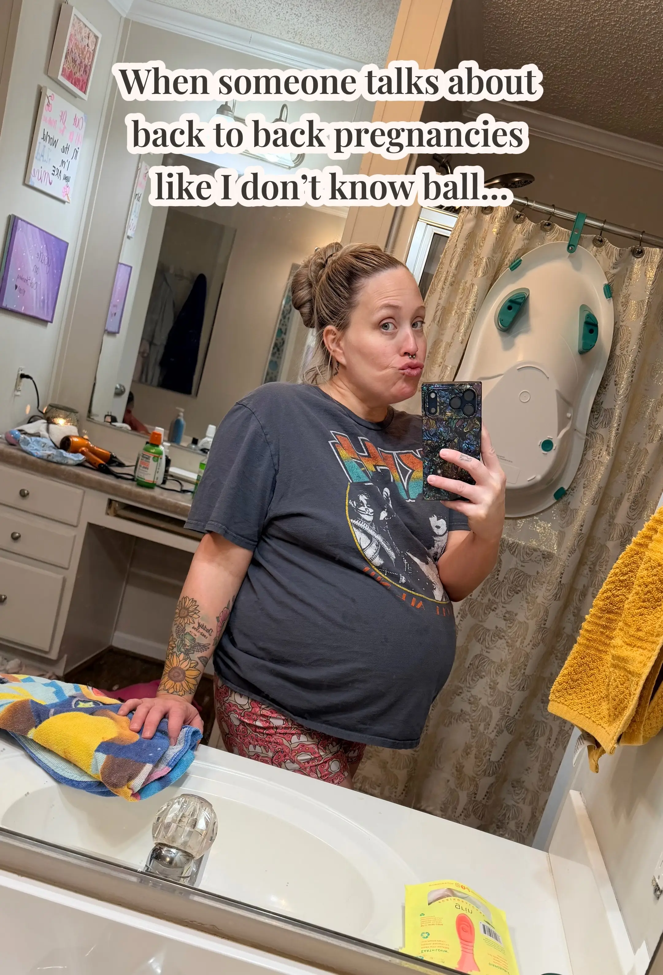 And I had 6 more before these 4. 😘💕 #fyp #momlife #backtoback #pregnancies #pr
