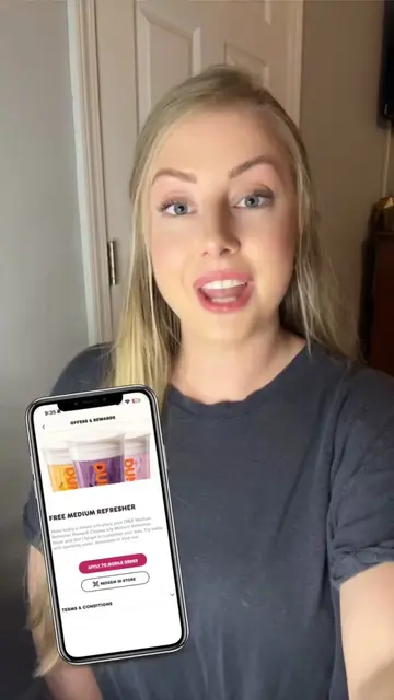 FREE Dunkin Refresher on Monday, Aug. 3rd! We don’t know what time the code is d