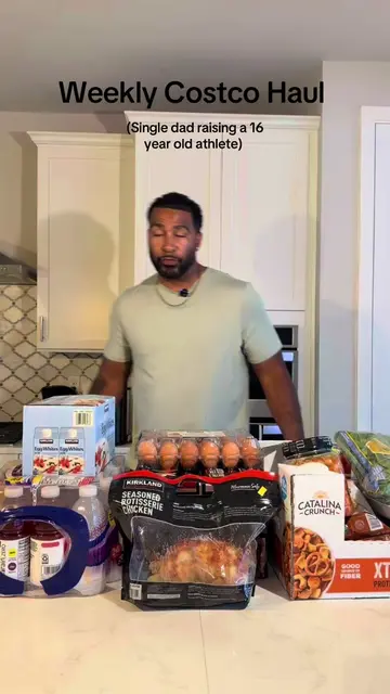 Raising a highschool athlete ain’t for the weak, here is my weekly Costco haul! 