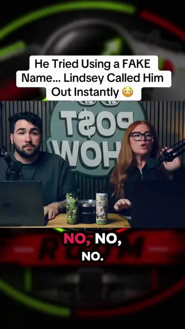 He Tried Using a FAKE Name… Lindsey Called Him Out Instantly 😳 #fyp #calebhamme