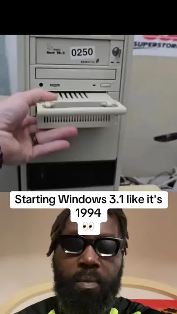 This is a real Intel 486 DX2 PC running at 66 MHz booting up exactly as it would