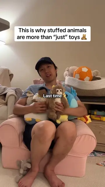 This is the most underrated parenting hack 🤯 Plushies (stuffed animals) are mor
