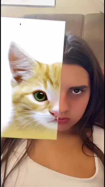 ✨This trending animal’s face filter CapCut template is super popular online🐱🐶 