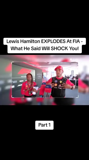 Lewis Hamilton EXPLODES At FIA - What He Said Will SHOCK You! #lewishamilton #f1