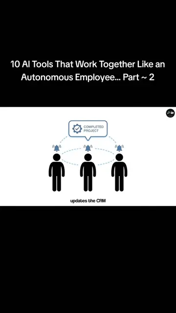 Replying to @bigmizra Part 2 ~ 10 Al Tools That Work Together Like an Autonomous