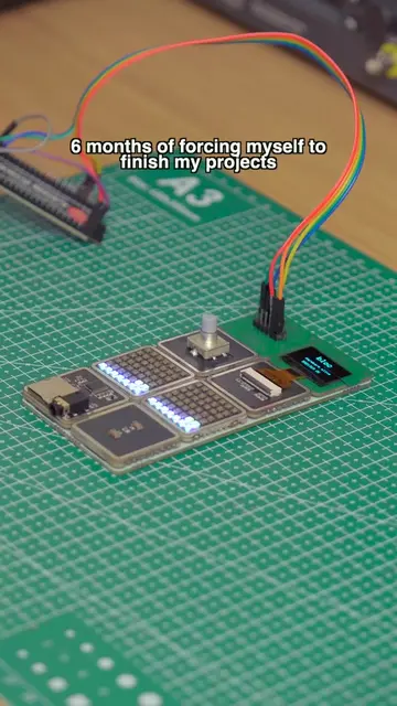 6 months of sharing my builds ⚡️  #maker #diyelectronics #3dprinting #arduino #b