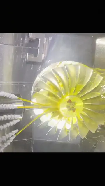Impeller machining #cnc #cncmachining #cncmilling #mechanical #manufacturing #te