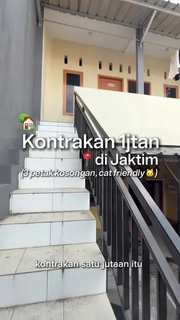 Kontrakan 1jtan di Jaktim nih! 📍lokasinya di sekitar pisangan timur Tipe 3 peta