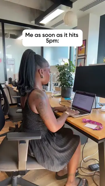 At least i'm never late to clock out 🤷‍♀️ #picsart #officehumor