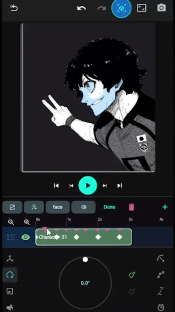 headbop bachira manga animation tutorial with mangacut app #manga #animation #tu