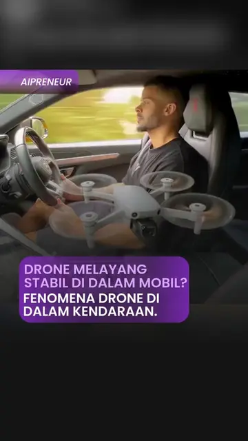 Coba tebak: Apakah drone ini sedang DIAM di tempat, atau justru bergerak dalam k