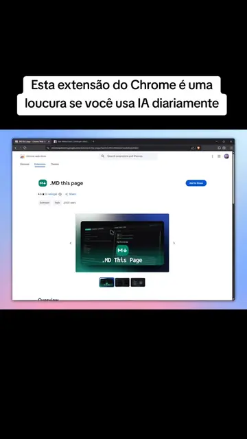 Esta extensão do Chrome é uma loucura se você usa IA diariamente Você abre qualq