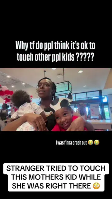 STRANGER TRIED TO TOUCH THIS MOTHERS KID WHILE SHE WAS RIGHT THERE 😳 ##yaboyant