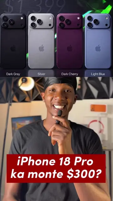 😳 iPhone 18 Pro a ka pi chè pase tout lòt iPhone yo! Men sonje, sa yo se rimè a