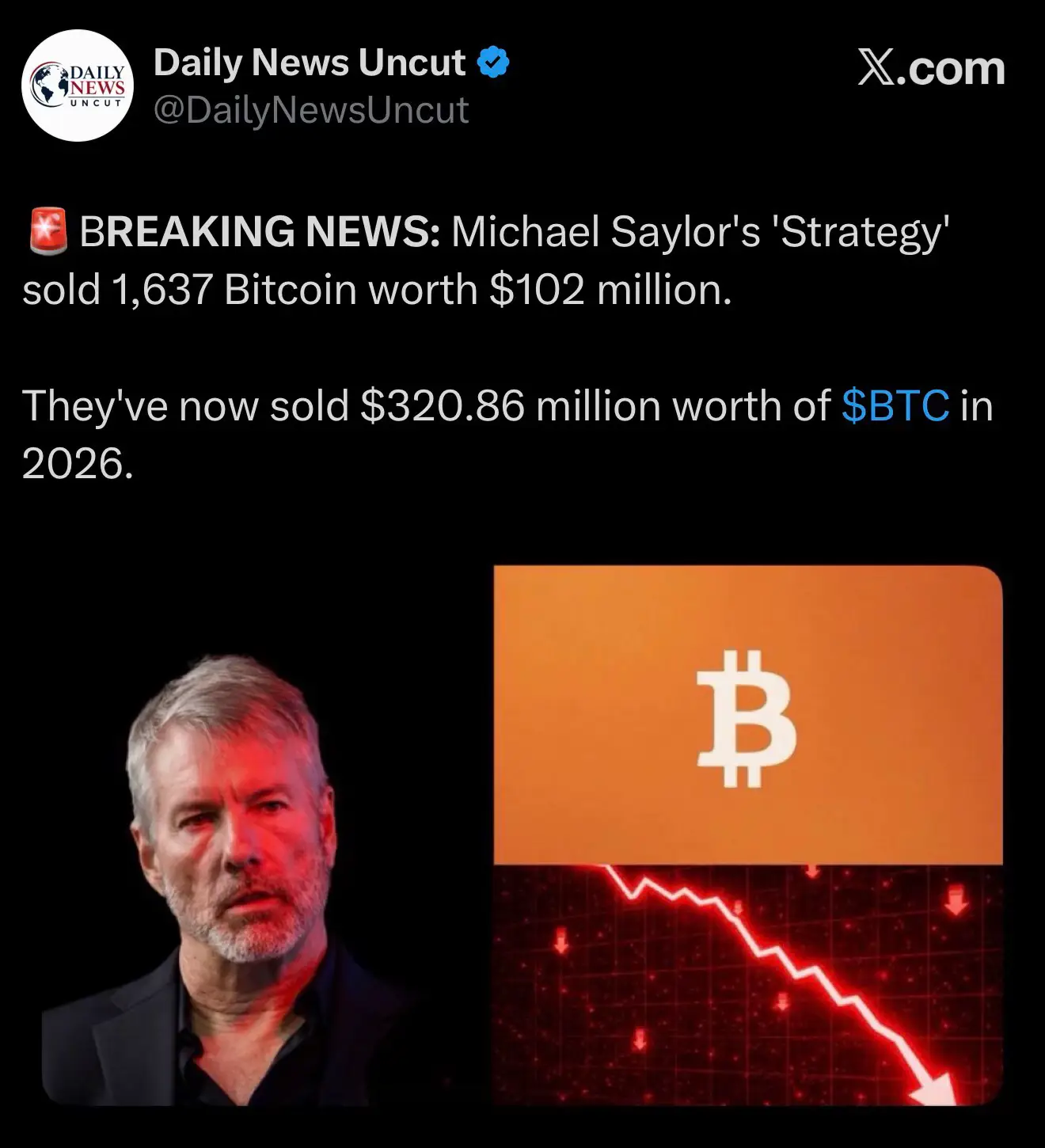 Michael Saylor just did it again for third time this year.  #crypto #bitcoin #cr