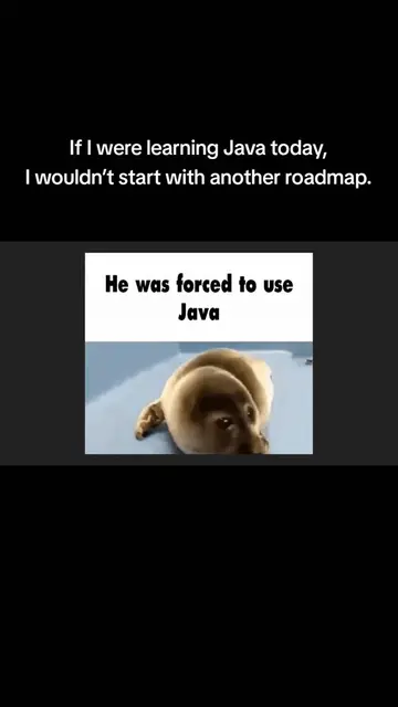 If I were learning Java today, I wouldn’t start with another roadmap. Java devel