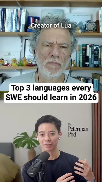 Top 3 programming languages to learn in 2026 This is Roberto who is the creator 