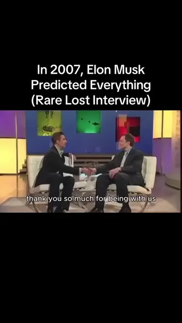 In 2007, Elon Musk Predicted Everything (Rare Lost Interview) Before the rockets