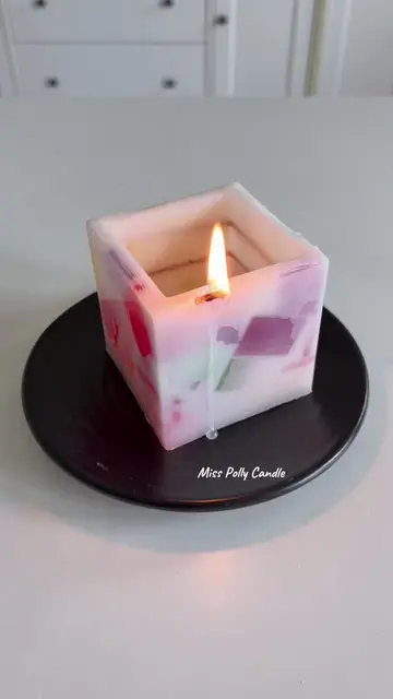 Soy Blend Candle🕯️✨ #candles #candlemaking #เทียนหอม #velas #キャンドル 