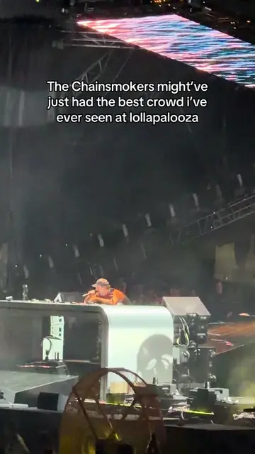 unreal energy @The Chainsmokers @Lollapalooza #thechainsmokers #lollapalooza #lo