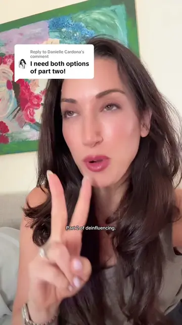 Replying to @Danielle Cardona Deinfluencing, part 2! More in the next free weekl